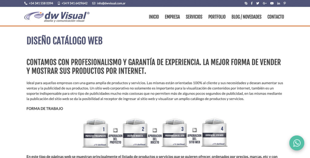 diseño, web, corporativa, catálogo, desarrollo