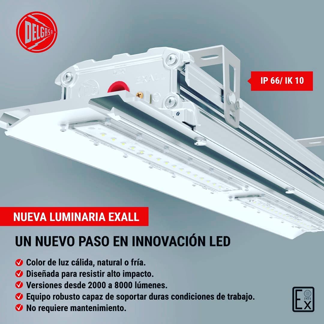 Luminaria exall. Lo nuevo en iluminación led