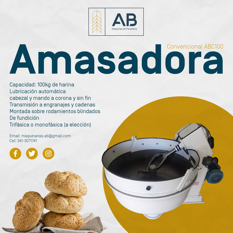 Amasadora Convencional ABC100