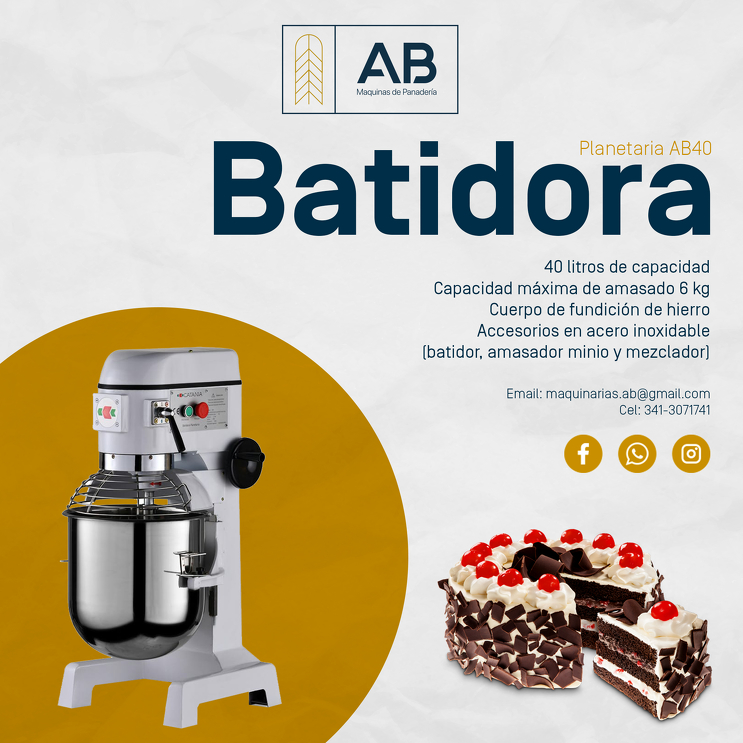 Batidora Planetaria AB40