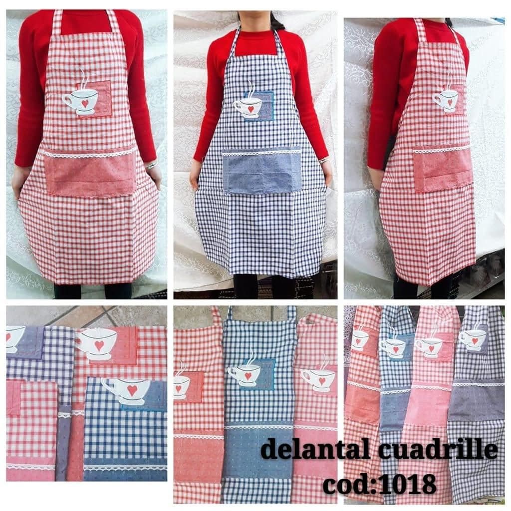 Delantales de cocina, tipos