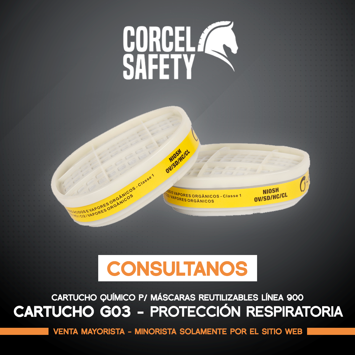 Cartucho G03 – Protección respiratoria