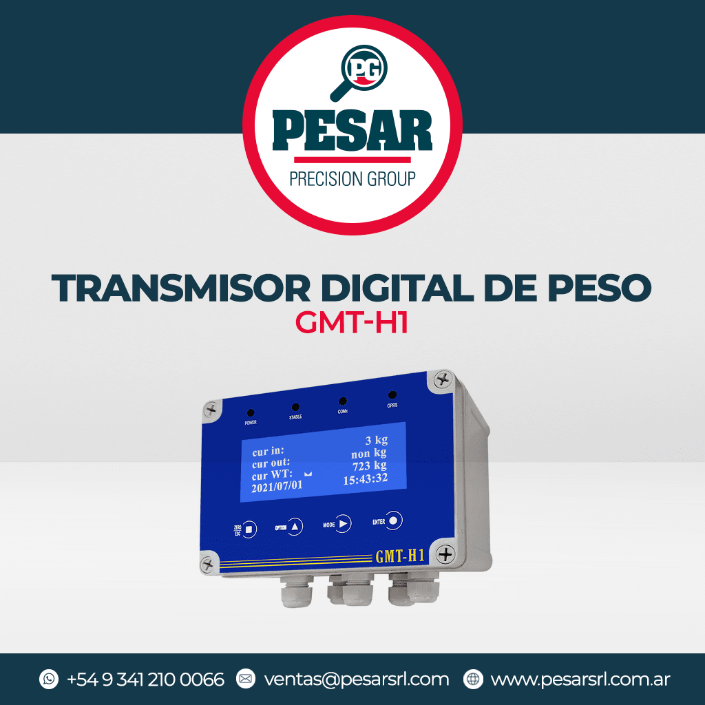 Transmisor digital de peso