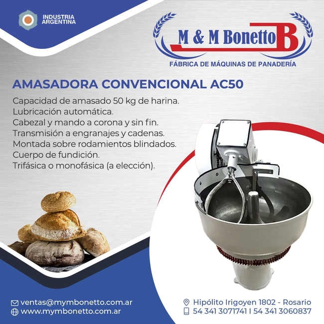 Amasadora Convencional AC50