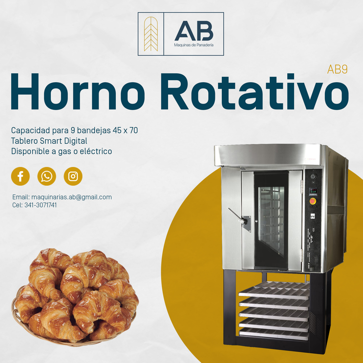 Horno rotativo AB9