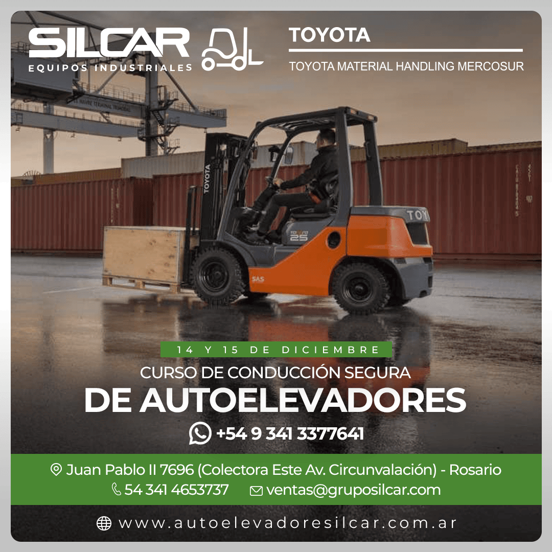 Curso de Conducción Segura de Autoelevadores – 14 y 15 de Diciembre