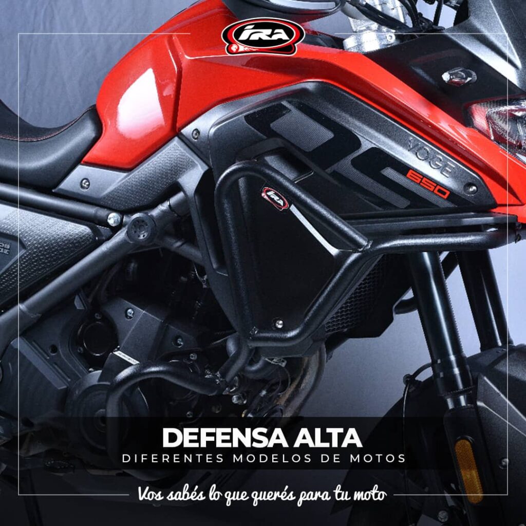 Defensas altas para moto