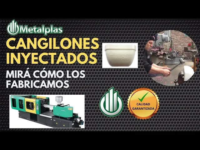 labio frontal reforzado de cangilon plastico industrial, diseno de alta resistencia de cadenas metalplas