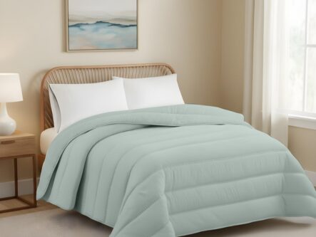 acolchado kavanagh forum twin sobre cama individual, ideal para brindar abrigo y estilo en el dormitorio