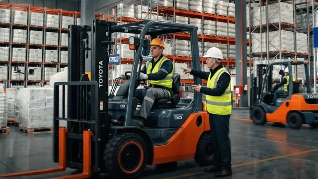 Capacitación de conducción de autoelevadores en Rosario organizada por Autoelevadores Silcar SRL