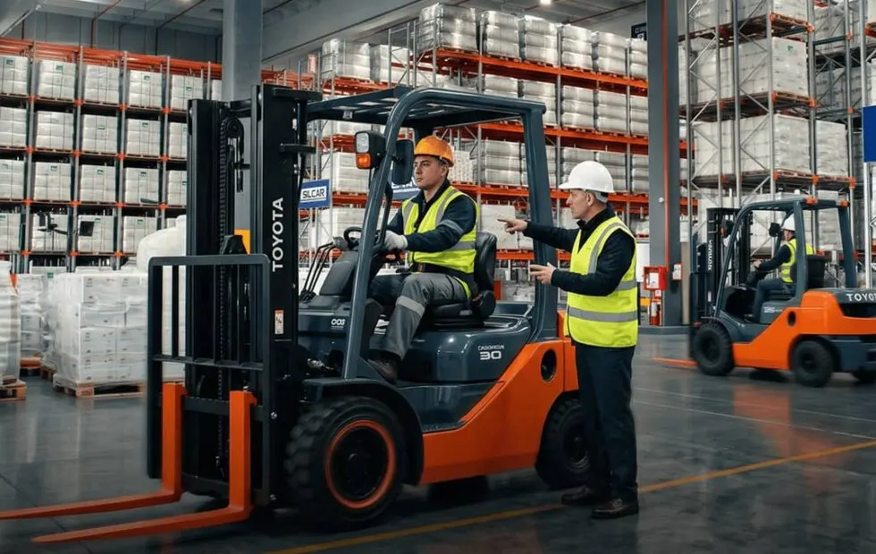 Capacitación de conducción de autoelevadores en Rosario organizada por Autoelevadores Silcar SRL