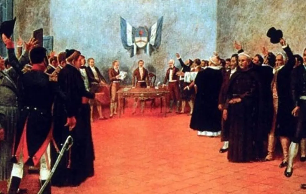 Cómo cambió el país tras el 9 de Julio de 1816: de la independencia política. Fotografía editorial relacionada con independencia argentina 1816. publicada en Noticias Web