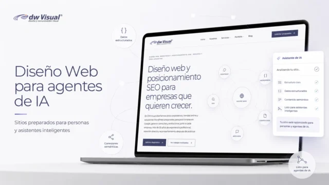 Cómo se transforma el diseño web frente a los agentes de inteligencia artificial. Fotografía editorial relacionada con diseño web para agentes de inteligencia artificial. publicada