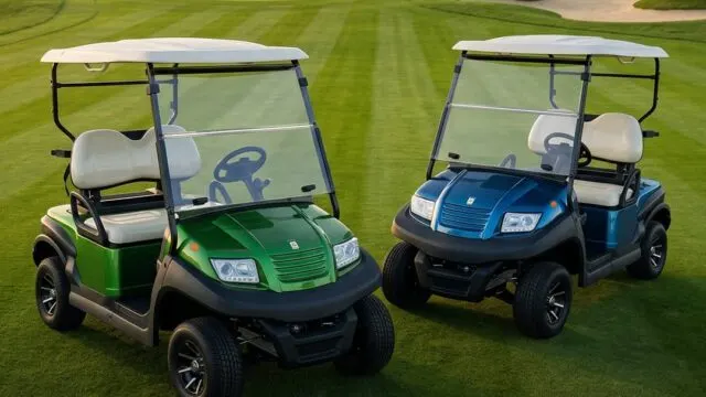 El carro de golf eléctrico se consolida como opción de movilidad interna en empresas. Imagen destacada sobre carro de golf eléctrico. publicada en Noticias Web