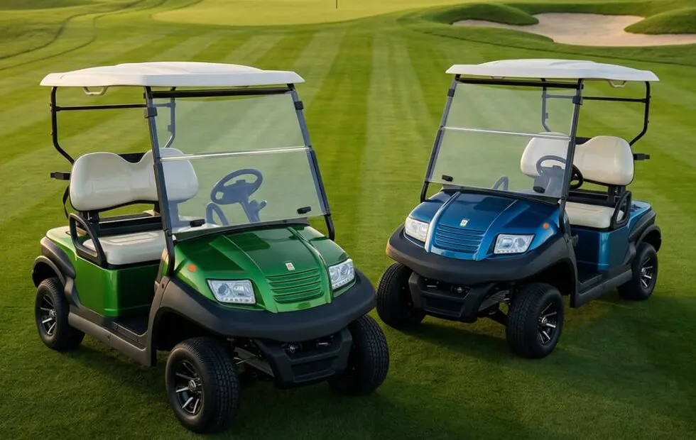 El carro de golf eléctrico se consolida como opción de movilidad interna en empresas. Imagen destacada sobre carro de golf eléctrico. publicada en Noticias Web