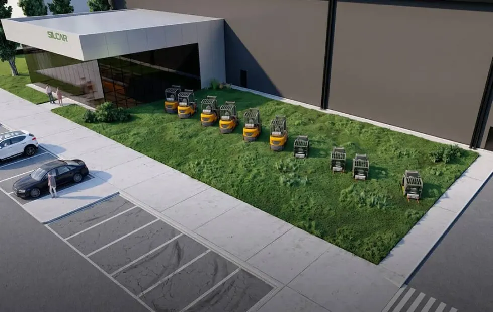 Grupo Silcar construye una nueva sede en el Parque Industrial Pergamino. Fotografía editorial relacionada con nueva sede Grupo Silcar Pergamino. publicada en Noticias Web