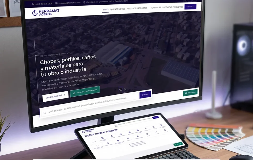 Herramat Aceros renueva su catálogo industrial para facilitar consultas y ventas. Fotografía editorial relacionada con catálogo industrial de Herramat. publicada en Noticias Web
