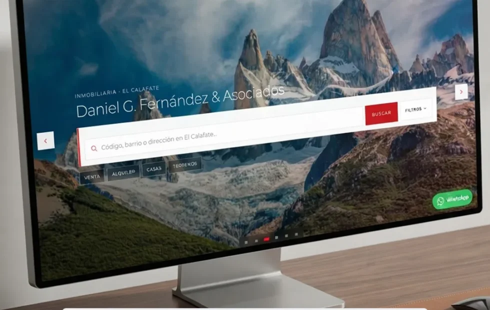 Nueva plataforma inmobiliaria para buscar propiedades en El Calafate. Imagen destacada sobre propiedades en El Calafate. publicada en Noticias Web
