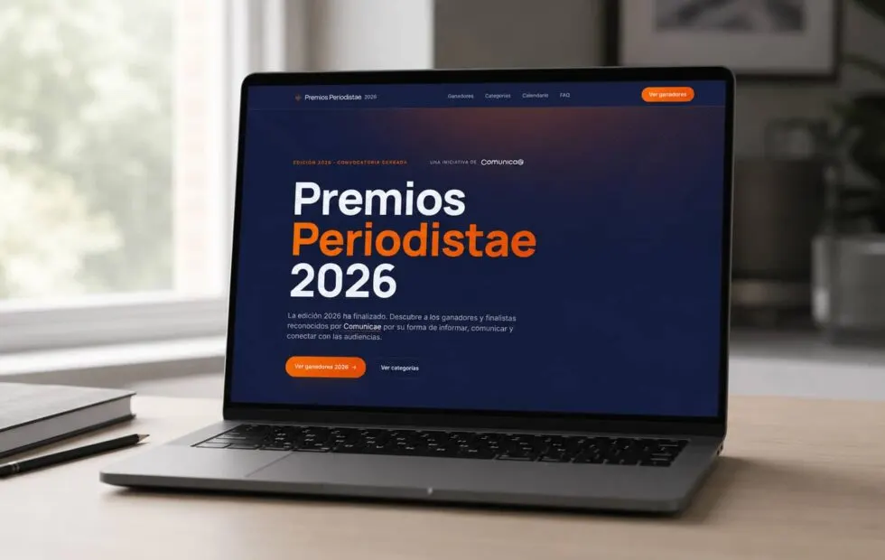 Posicionamiento Web, finalista como Medio Más Innovador en los Premios Periodistae. Fotografía editorial relacionada con Posicionamiento Web Medio Más Innovador. publicada en Notic
