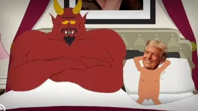 South Park provoca a la Casa Blanca con un Trump recreado por inteligencia artificial. Fotografía editorial relacionada con South Park Trump inteligencia artificial. publicada en N