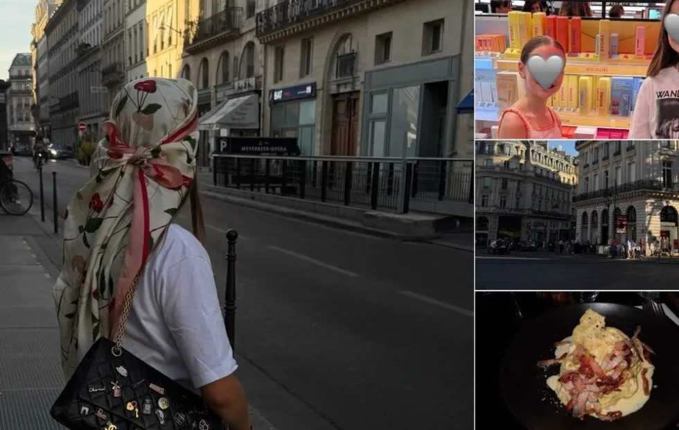 Wanda Nara disfruta París con sus hijos en un viaje familiar lleno de recuerdos. Fotografía editorial relacionada con Wanda Nara vacaciones París. publicada en Noticias Web