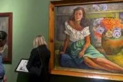 Diego Rivera en Roma: la muestra mexicana ya superó 17.000 visitantes. Fotografía editorial relacionada con Diego Rivera Roma. publicada en Noticias Web