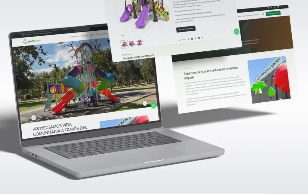 Green Juegos presenta un nuevo catálogo web para ordenar su oferta. Fotografía editorial relacionada con catálogo web de Green Juegos. publicada en Noticias Web