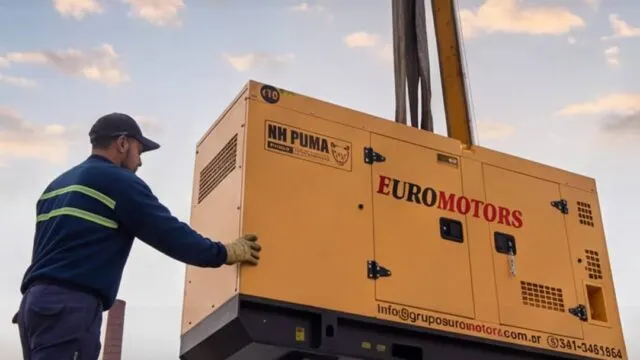Izaje de grupos electrógenos: cómo instalar generadores en altura sin riesgos. Imagen destacada sobre izaje de grupos electrógenos. publicada en Noticias Web