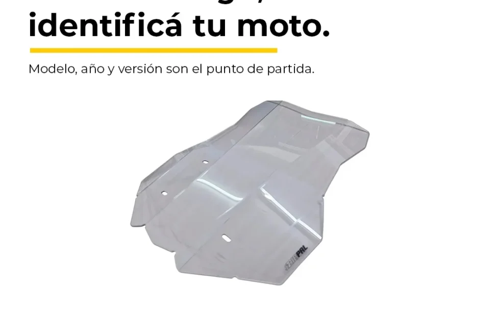 Cómo identificar tu moto antes de elegir un parabrisas. Imagen destacada sobre identificar tu moto. publicada en Noticias Web