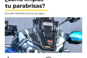 Cómo limpiar el parabrisas de la moto sin rayarlo. Imagen destacada sobre limpiar el parabrisas de la moto. publicada en Noticias Web