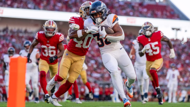 Broncos vs. 49ers: horario y dónde ver en vivo la Semana 4 de la NFL. Imagen destacada sobre Broncos vs. 49ers. publicada en Noticias Web