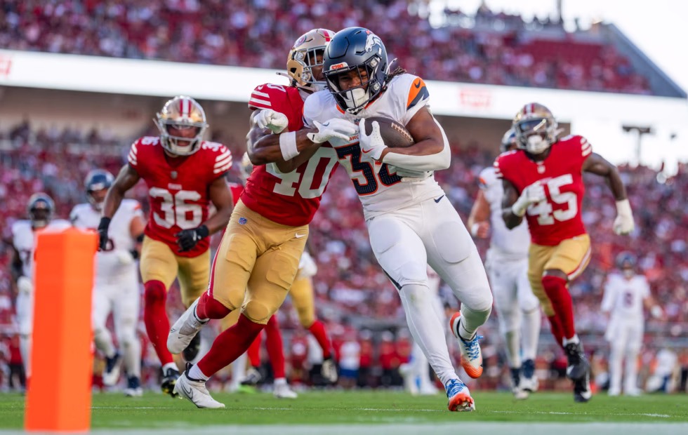 Broncos vs. 49ers: horario y dónde ver en vivo la Semana 4 de la NFL. Imagen destacada sobre Broncos vs. 49ers. publicada en Noticias Web