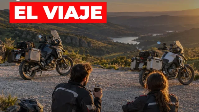 Cómo compartir paradas útiles para viajar en moto. Fotografía editorial relacionada con paradas para viajar en moto. publicada en Noticias Web