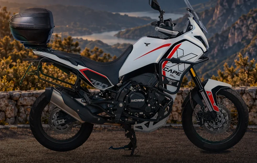 Cómo preparar una Moto Morini X-Cape 700 para viajar. Fotografía editorial relacionada con accesorios X-Cape 700. publicada en Noticias Web