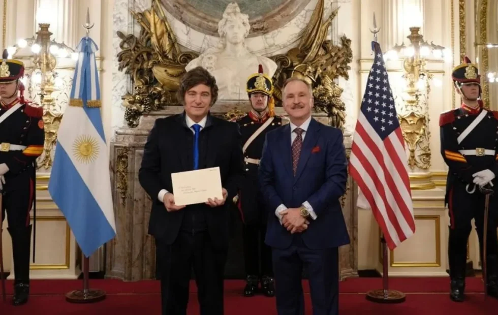 Estados Unidos prevé inversiones por US$20.000 millones en Argentina hasta 2027. Fotografía editorial relacionada con inversiones estadounidenses en Argentina. publicada en Noticia