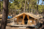 Huttopia abrirá su primer camping en Mar Azul: tarifas y servicios. Fotografía editorial relacionada con camping Huttopia en Mar Azul. publicada en Noticias Web