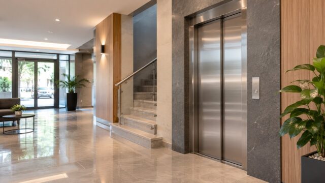 Instalación de ascensores: claves para planificar un edificio. Imagen destacada sobre instalación de ascensores. publicada en Noticias Web