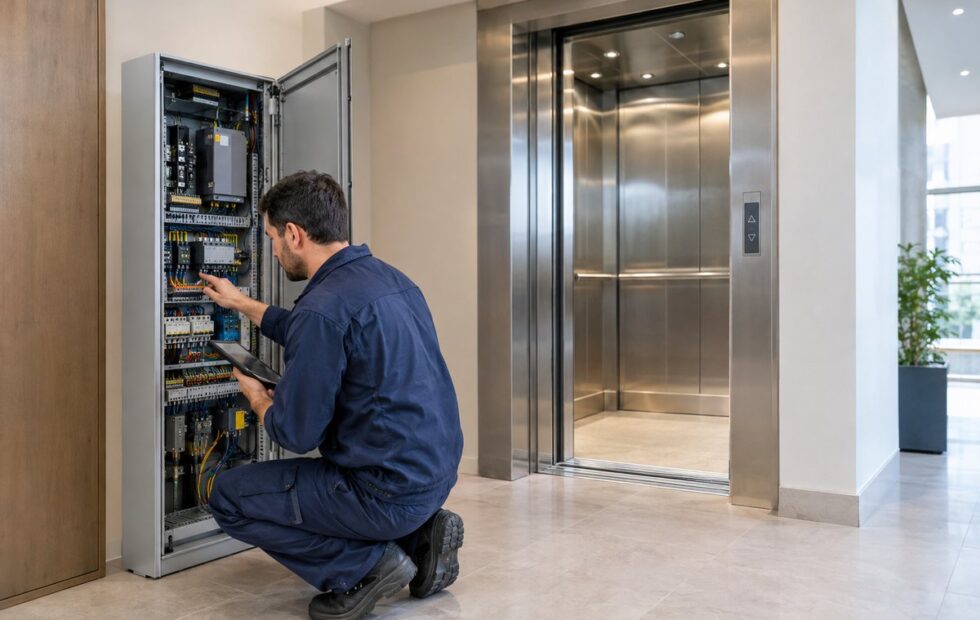 Modernización de ascensores: qué evaluar antes de actualizar un equipo. Imagen destacada sobre modernización de ascensores. publicada en Noticias Web