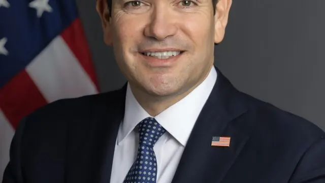 Retrato oficial de Marco Rubio, secretario de Estado de Estados Unidos, en enero de 2025.