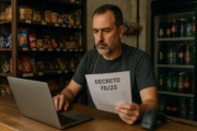 Imagen ilustrativa generada con IA: Una columna cuestiona el criterio de la Corte sobre el Decreto 70/23